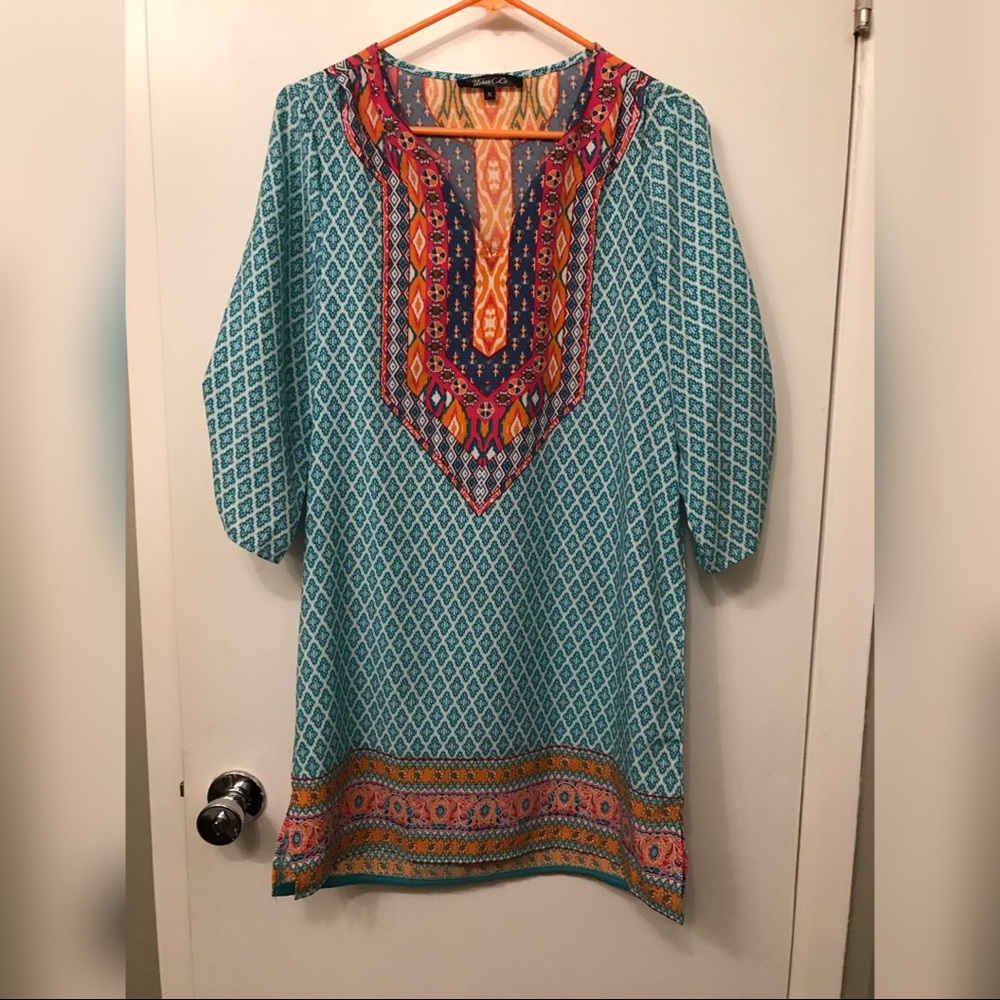 Lightweight tropical dress